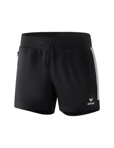 Erima Frauen Squad Worker Shorts - schwarz/silver grey (Grösse: 34) von Erima