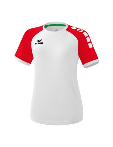 Erima Frauen Zenari 3.0 Trikot Damen - weiß/rot (Grösse: 36) von Erima