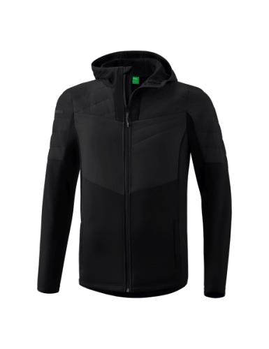 Erima Hybrid Jacke für Kinder - schwarz (Grösse: 140) von Erima