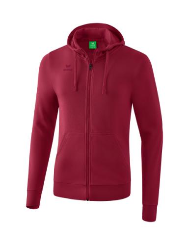 Erima Kapuzensweatjacke - bordeaux (Grösse: S) von Erima