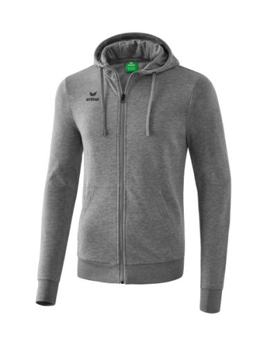 Erima Kapuzensweatjacke - grau melange (Grösse: M) von Erima