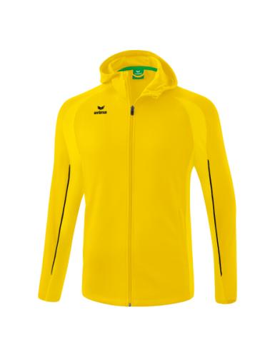 Erima LIGA STAR Trainingsjacke mit Kapuze - gelb/schwarz (Grösse: M) von Erima