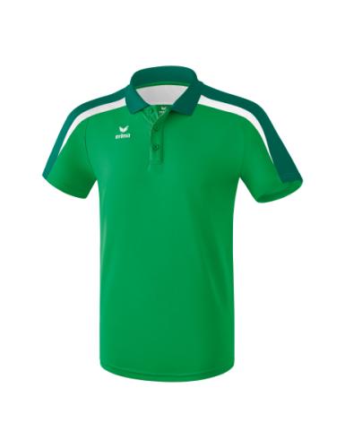 Erima Liga 2.0 Poloshirt - smaragd/evergreen/weiß (Grösse: S) von Erima