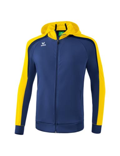 Erima Liga 2.0 Trainingsjacke mit Kapuze - new navy/gelb/dark navy (Grösse: M) von Erima