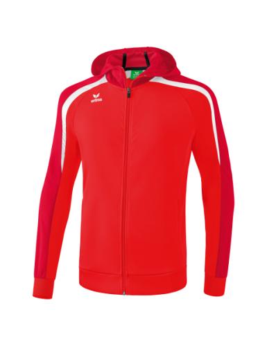 Erima Liga 2.0 Trainingsjacke mit Kapuze - rot/dunkelrot/weiß (Grösse: XXXXL) von Erima