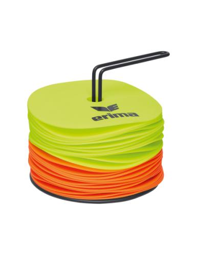 Erima MARKIERUNGSSCHEIBEN SET - neon gelb/orange (Grösse: 1) von Erima