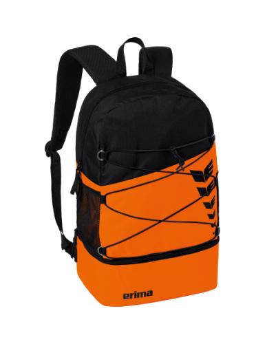 Erima SIX WINGS Rucksack - orange/schwarz (Grösse: 1) von Erima