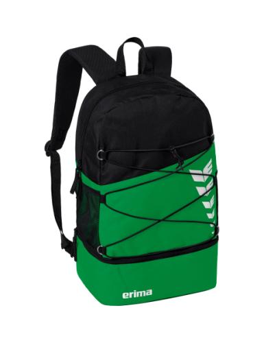 Erima SIX WINGS Rucksack - smaragd/schwarz (Grösse: 1) von Erima