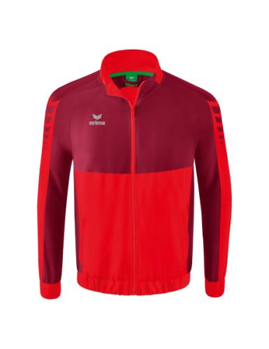 Erima Six Wings Präsentationsjacke für Kinder - rot/bordeaux (Grösse: 140) von Erima