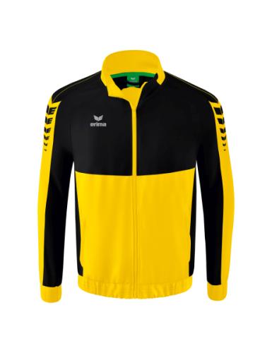 Erima Six Wings Präsentationsjacke - gelb/schwarz (Grösse: XXXL) von Erima