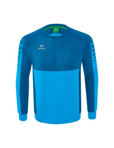 Erima Six Wings Sweatshirt für Kinder - curacao/mykonos (Grösse: 164) von Erima