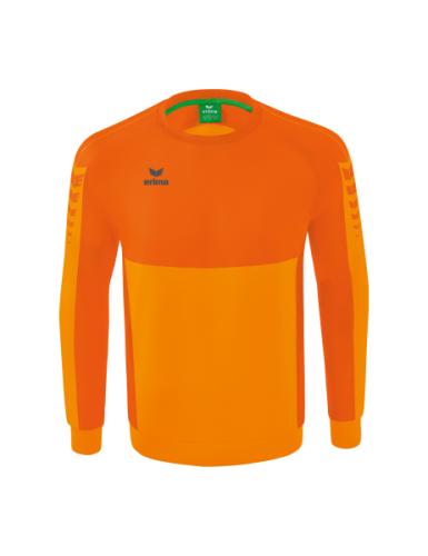 Erima Six Wings Sweatshirt - new orange/orange (Grösse: L) von Erima