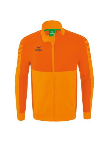 Erima Six Wings Worker Jacke für Kinder - new orange/orange (Grösse: 128) von Erima