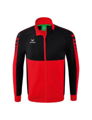 Erima Six Wings Worker Jacke für Kinder - rot/schwarz (Grösse: 128) von Erima