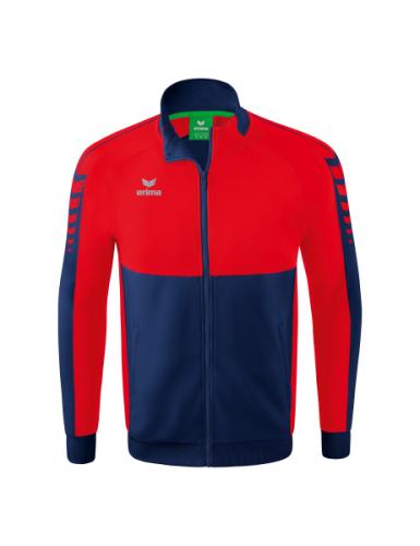 Erima Six Wings Worker Jacke - new navy/rot (Grösse: XXXL) von Erima