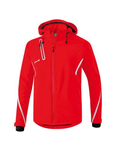 Erima Softshelljacke Function für Kinder - rot/weiß (Grösse: 128) von Erima