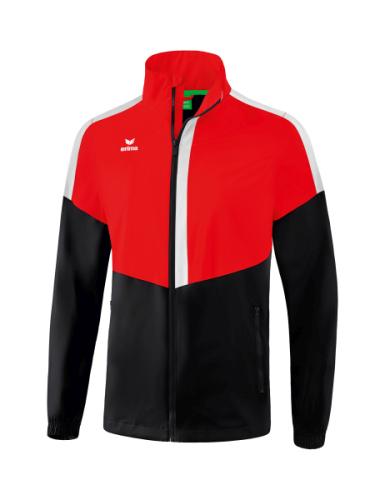 Erima Squad Allwetterjacke - rot/schwarz/weiß (Grösse: M) von Erima