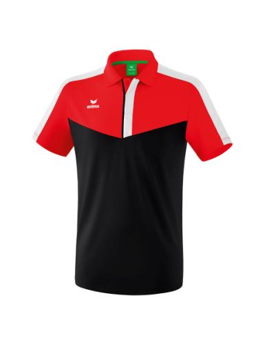 Erima Squad Poloshirt - rot/schwarz/weiß (Grösse: XL) von Erima