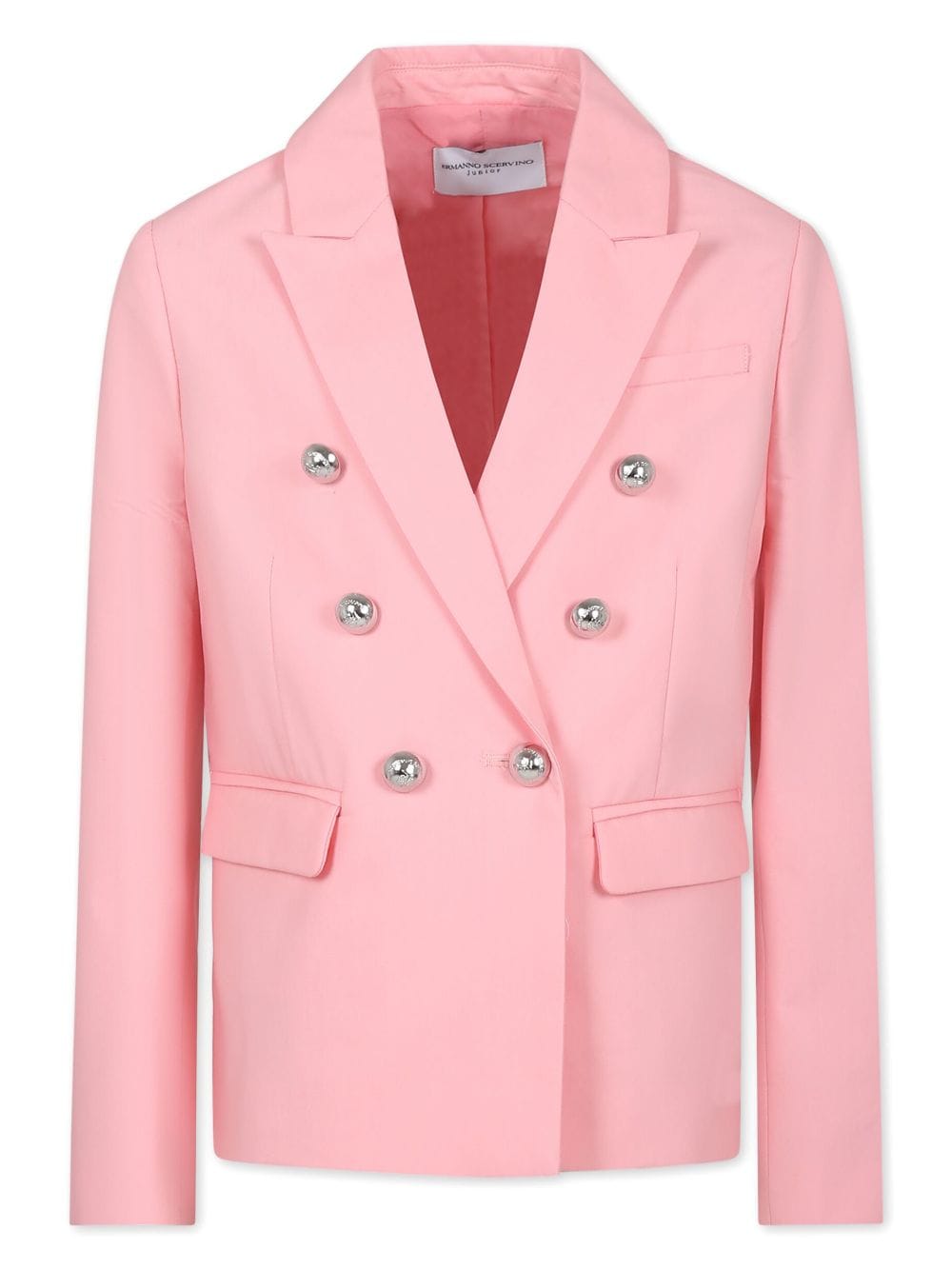 Ermanno Scervino Junior double-breasted cotton blazer - Pink von Ermanno Scervino Junior