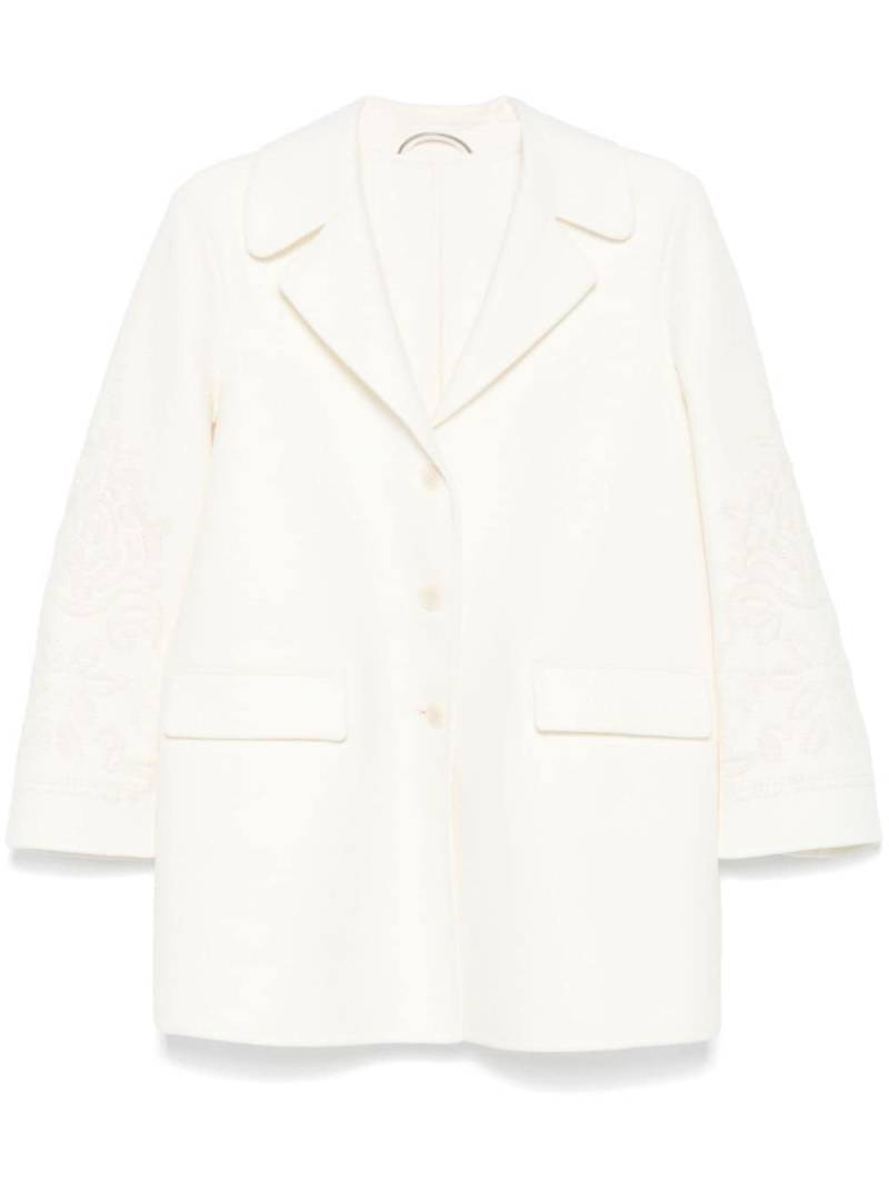 Ermanno Scervino Monopetto coat - White von Ermanno Scervino