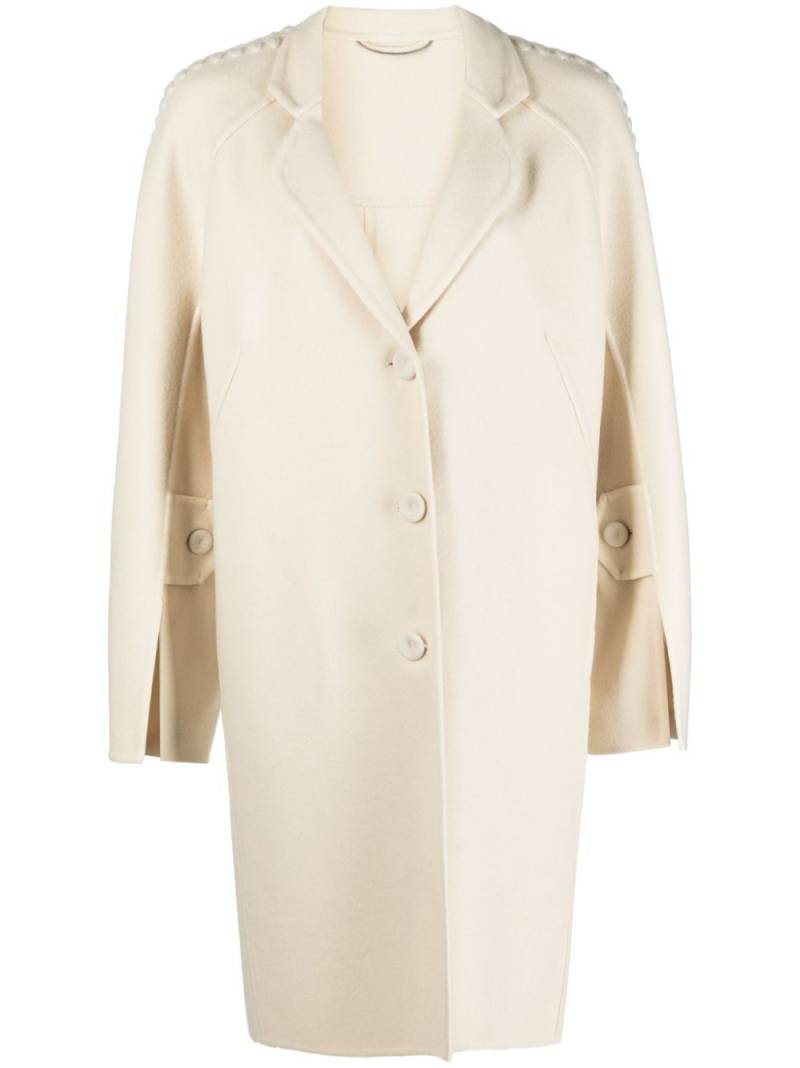 Ermanno Scervino belted mohair-blend trench coat - Neutrals von Ermanno Scervino