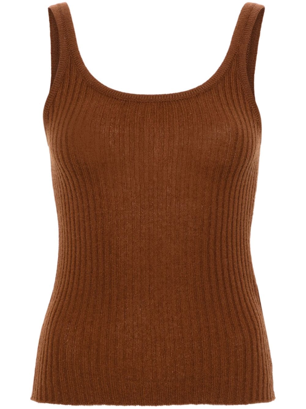 Ermanno Scervino cashmere tank top - Brown von Ermanno Scervino