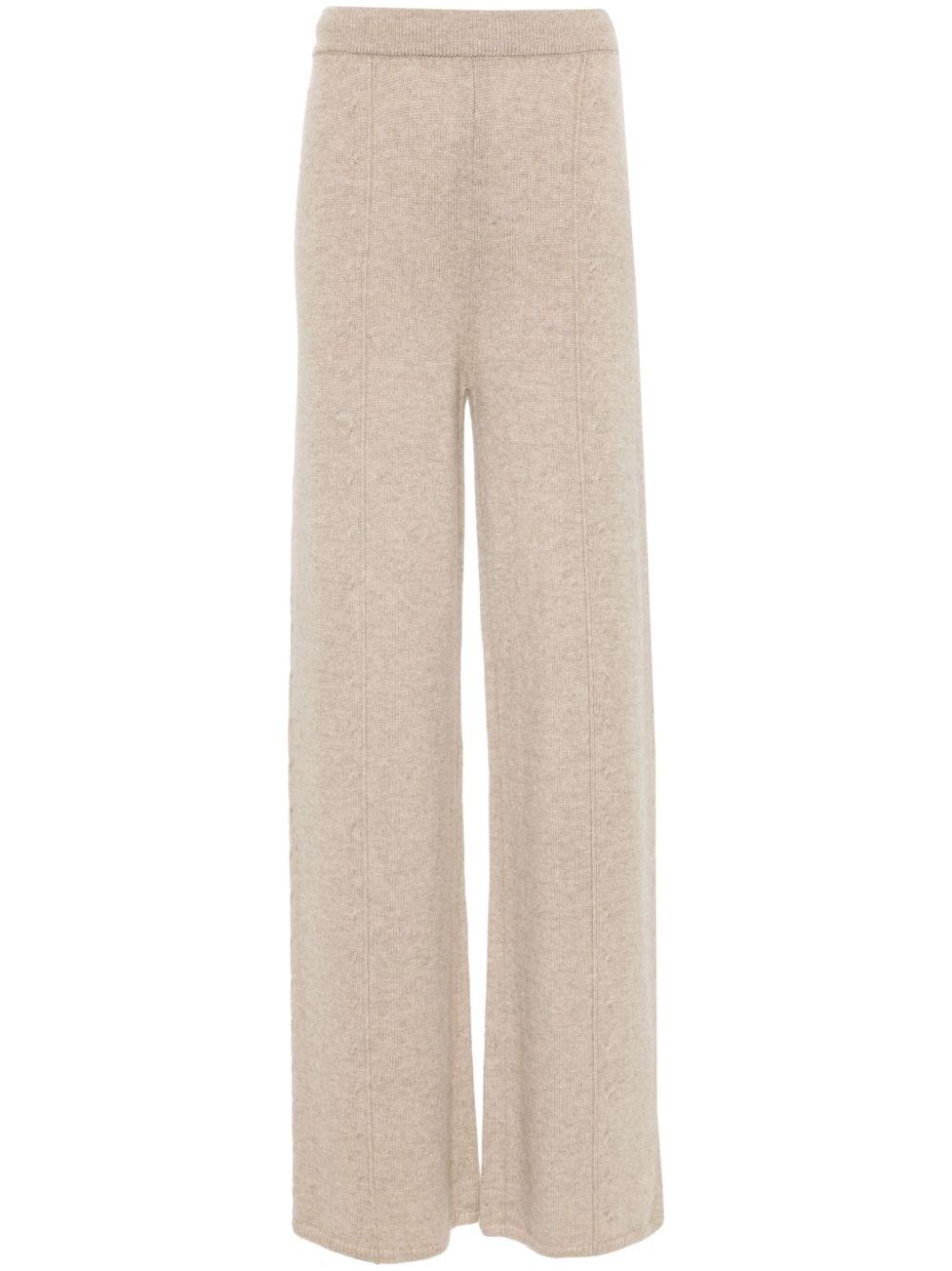 Ermanno Scervino cashmere wide-leg trousers - Brown von Ermanno Scervino