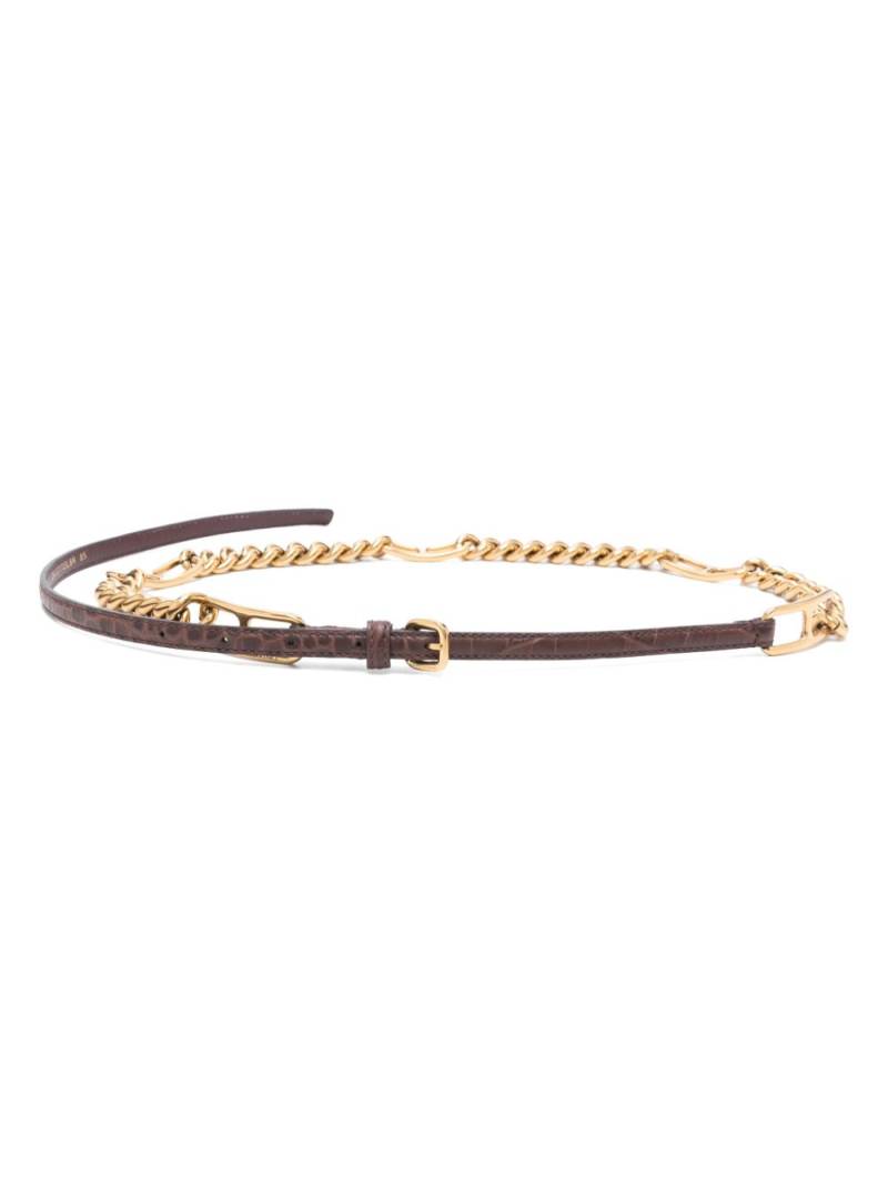 Ermanno Scervino chain-detailed belt - Gold von Ermanno Scervino