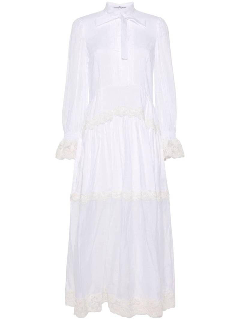 Ermanno Scervino corded lace-detail maxi dress - White von Ermanno Scervino