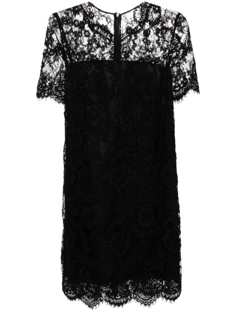 Ermanno Scervino corded-lace mini dress - Black von Ermanno Scervino