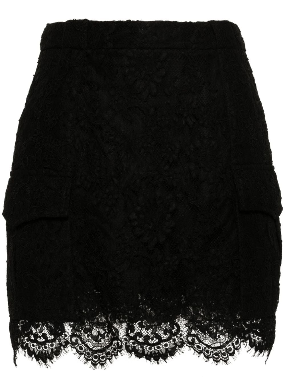 Ermanno Scervino corded-lace mini skirt - Black von Ermanno Scervino