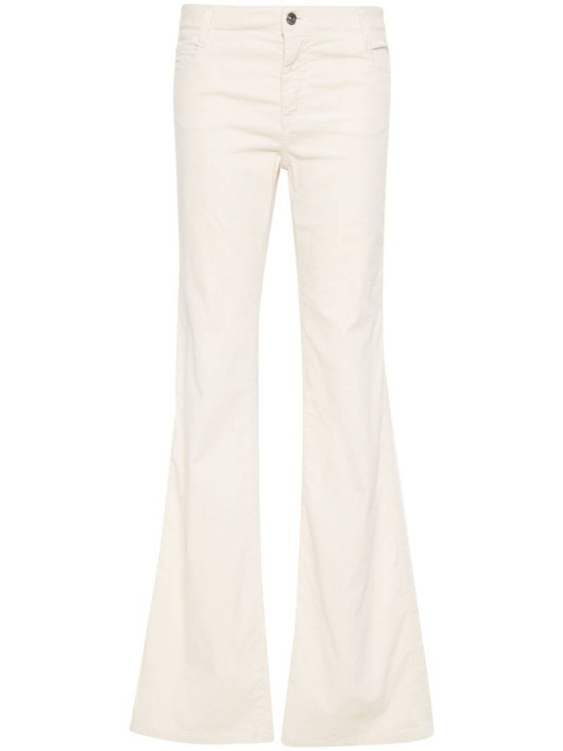 Ermanno Scervino corduroy straight-leg trousers - White von Ermanno Scervino