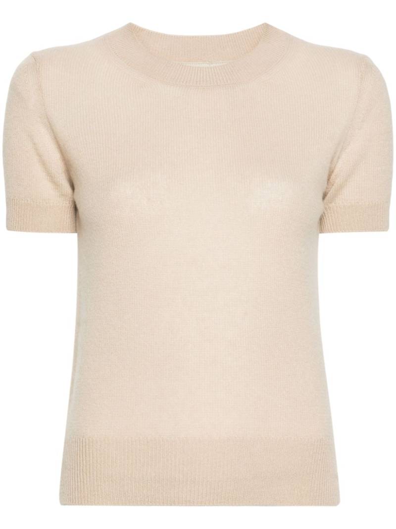 Ermanno Scervino crew-neck cashmere top - Neutrals von Ermanno Scervino