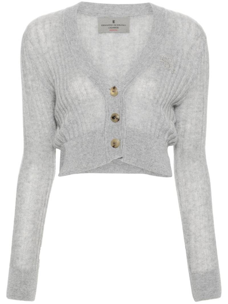 Ermanno Scervino cropped cardigan - Grey von Ermanno Scervino