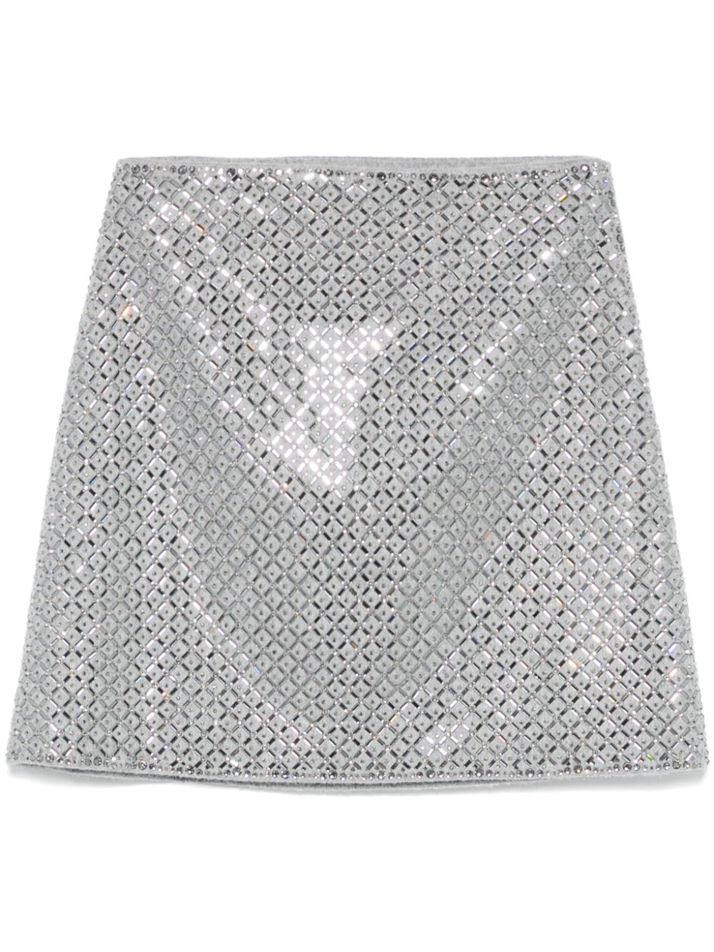 Ermanno Scervino crystal-embellished mini skirt - Grey von Ermanno Scervino