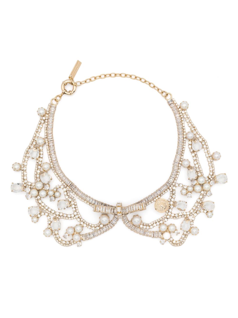 Ermanno Scervino crystal-embellished necklace - Gold von Ermanno Scervino