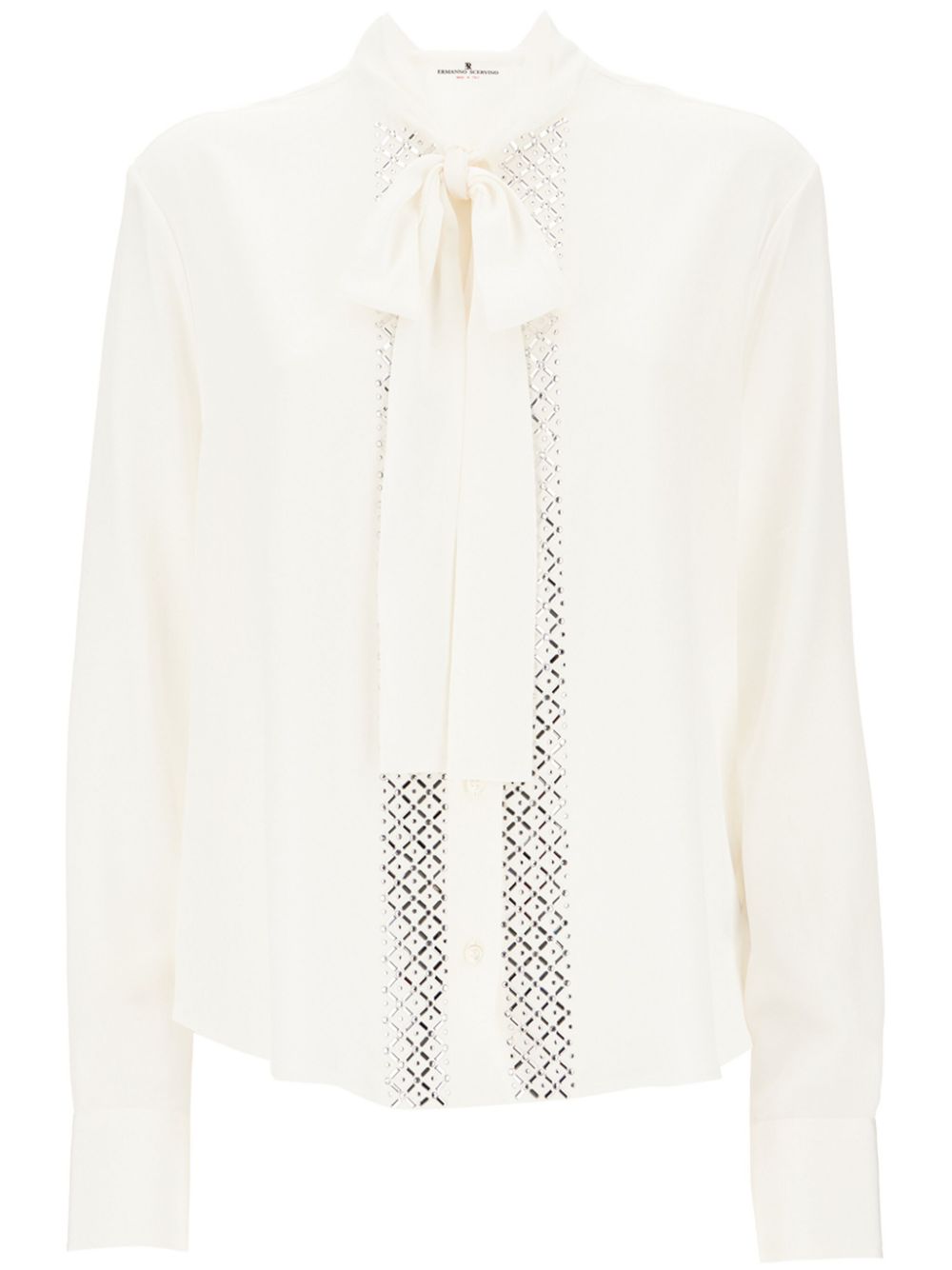 Ermanno Scervino crystal-embellished shirt - White von Ermanno Scervino