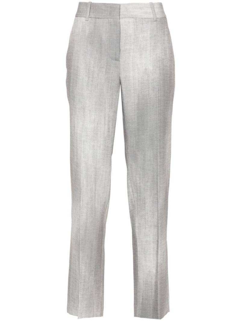 Ermanno Scervino distressed-print tailored trousers - Grey von Ermanno Scervino