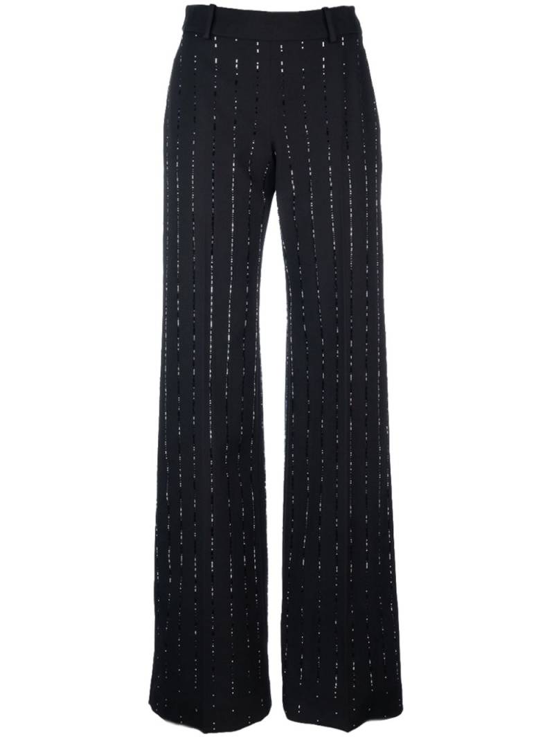 Ermanno Scervino embroidered detailing trousers - Black von Ermanno Scervino