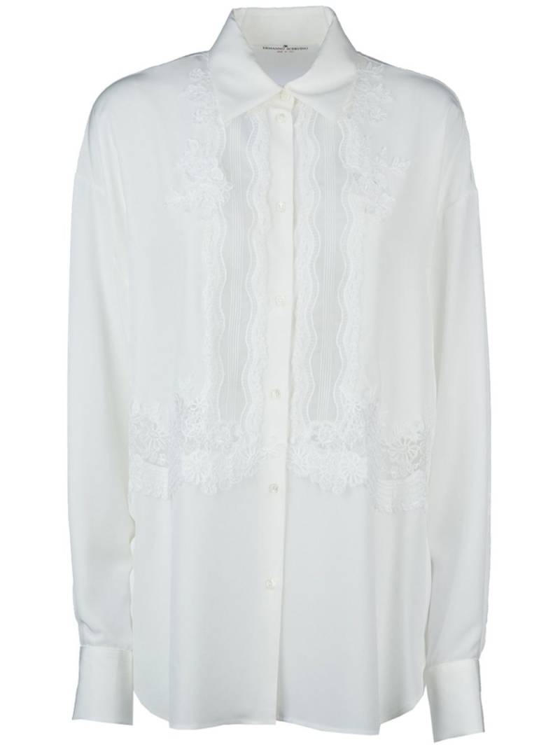 Ermanno Scervino embroidered shirt - White von Ermanno Scervino