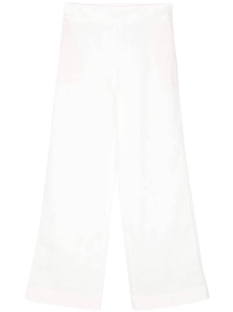 Ermanno Scervino embroidered straight-leg trousers - White von Ermanno Scervino