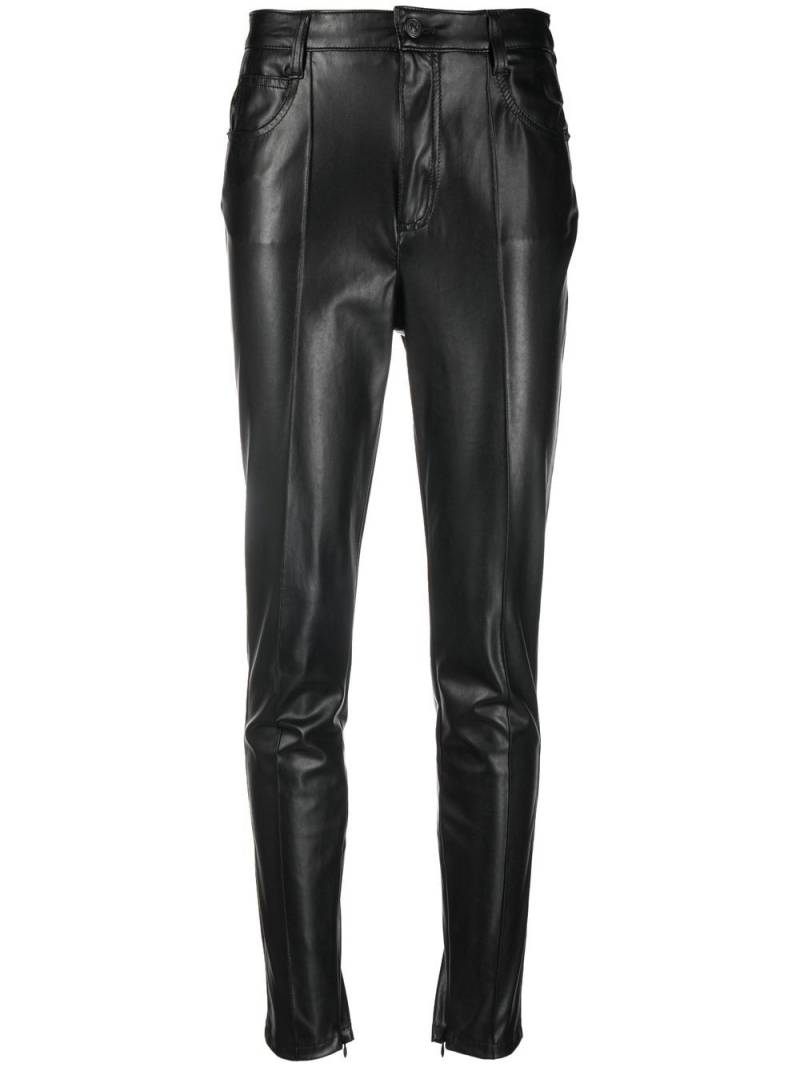 Ermanno Scervino faux-leather skinny trousers - Black von Ermanno Scervino