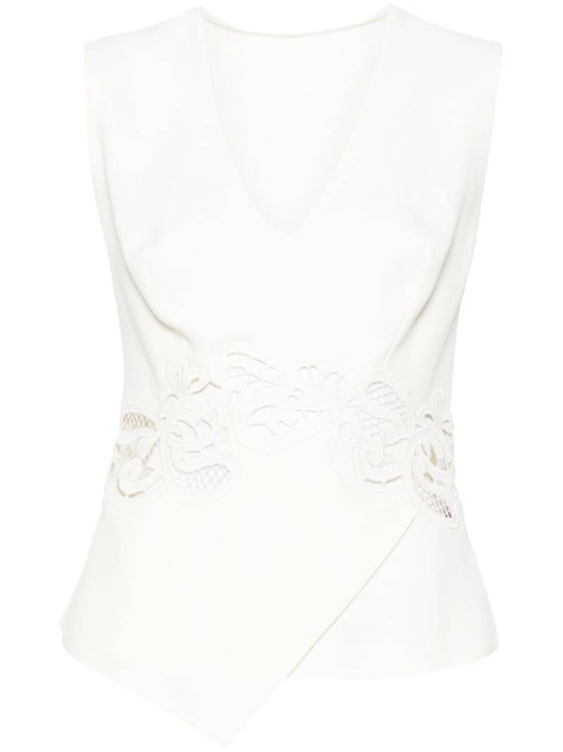 Ermanno Scervino guipure lace blouse - White von Ermanno Scervino