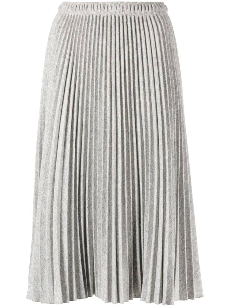 Ermanno Scervino high-waist pleated midi skirt - Grey von Ermanno Scervino