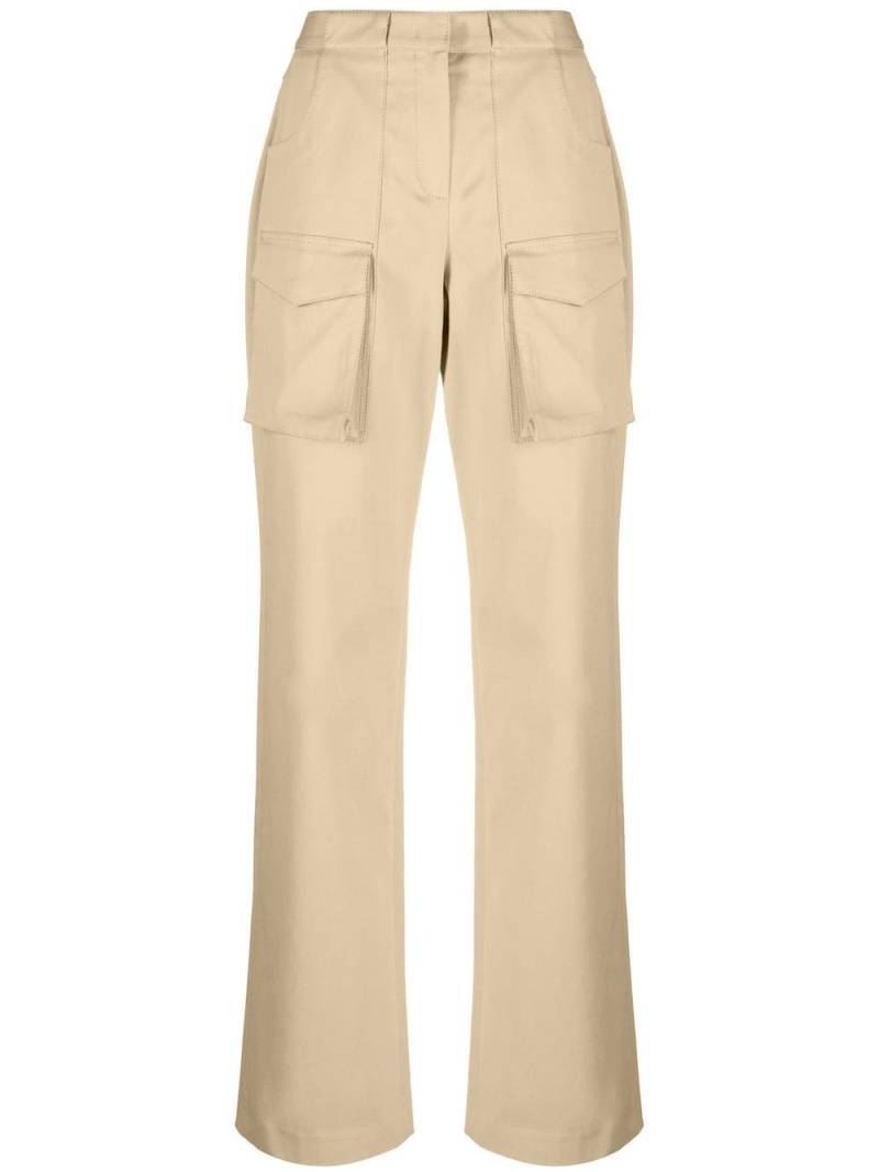 Ermanno Scervino high-waisted cargo trousers - Neutrals von Ermanno Scervino