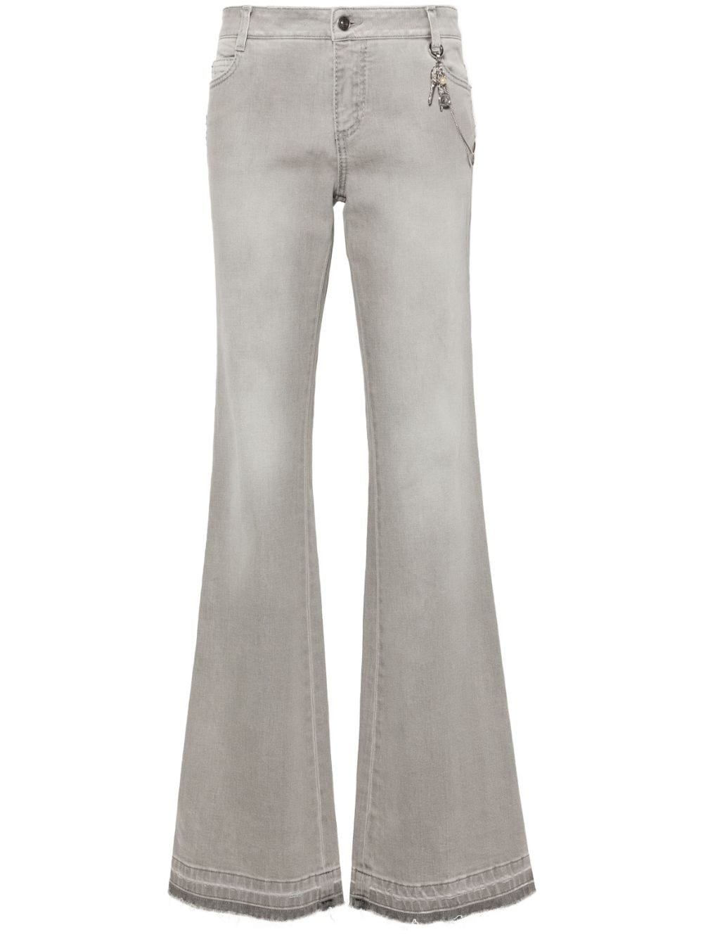 Ermanno Scervino keys-detailed jeans - Grey von Ermanno Scervino