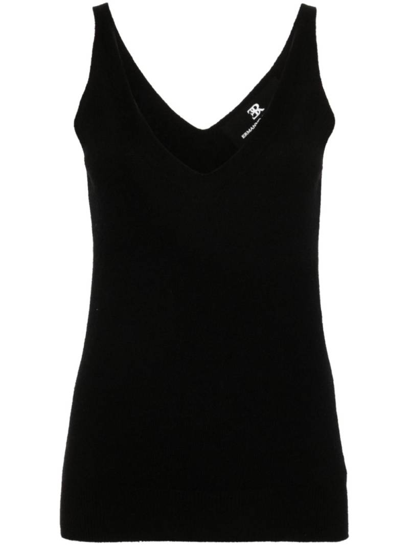 Ermanno Scervino knitted tank top - Black von Ermanno Scervino