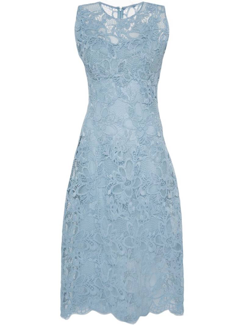 Ermanno Scervino lace midi dress - Blue von Ermanno Scervino