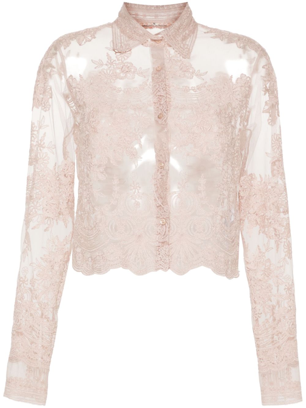 Ermanno Scervino lace shirt - Pink von Ermanno Scervino