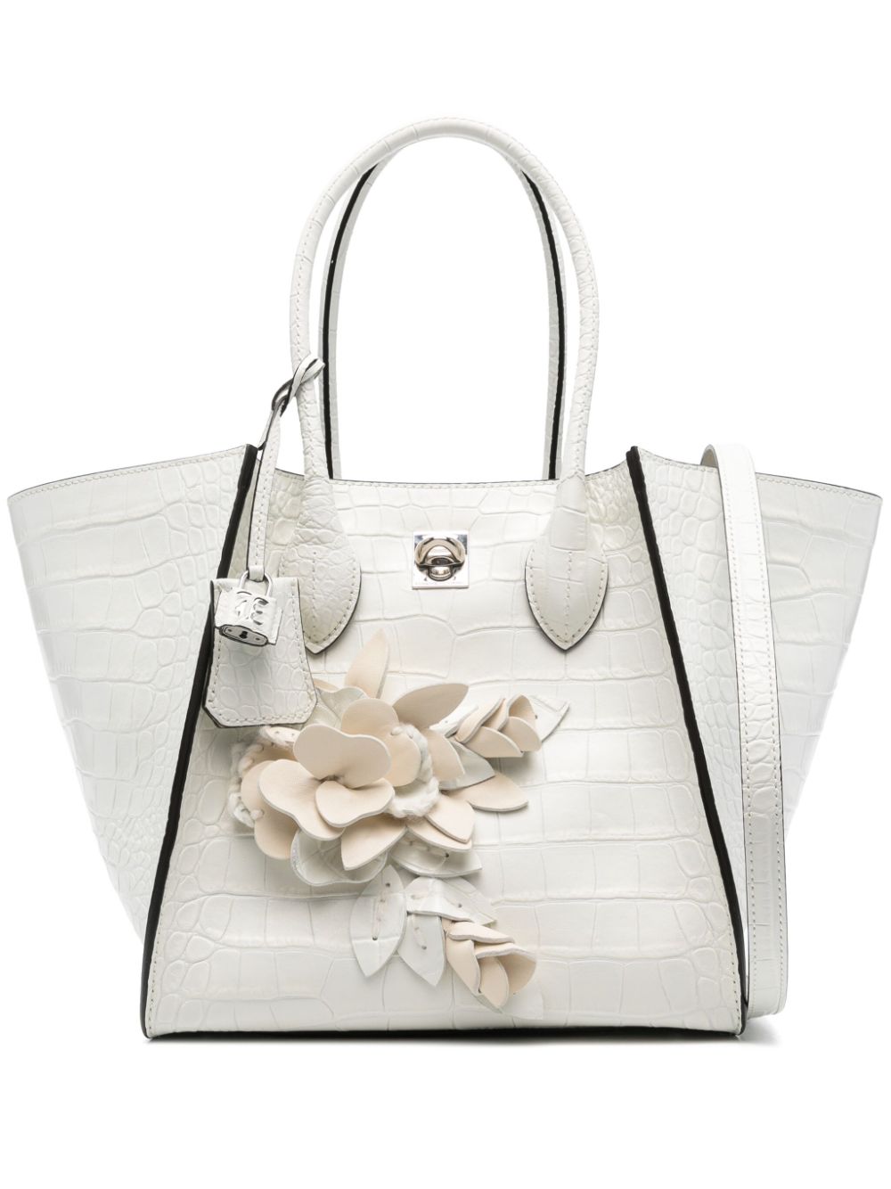 Ermanno Scervino large Maggie tote bag - White von Ermanno Scervino